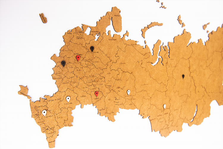 Калининград на карте росси